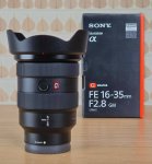 Inserat Sony Objektiv 16-35/2,8 SEL GM GMaster 