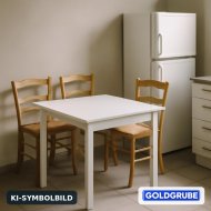 Inserat Ich verschenke weiße Tische 80x80