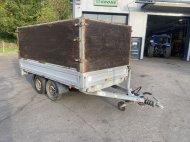Inserat Böckmann CH 3016/20 PKW-Anhänger mit Aufsatzwände; BJ: 2012