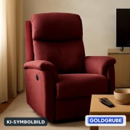 Inserat Fernsehsessel dunkelrot Textil