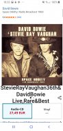 Inserat StevieRayVaughsn36thDavidBowieAZ AbbaZap