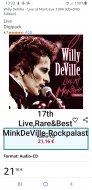Inserat WillyDeVille17thAZ AaronZzTop AbbaZappa