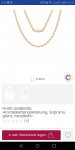 Inserat Nagelneues Kordelcollier gold 575