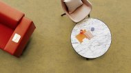 Inserat Senfgelbe Teppichfliesen von Interface