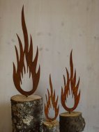 Inserat Flammen aus Cordenstahl