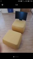 Inserat Ligne Roset TAZIA Sessel mit Hocker