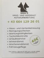 Inserat Haus und Hofdienst und Autoaufbereitung