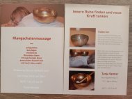 Inserat Klangschalen Massage
