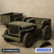 Inserat Willys Jeep, Karoserieteile Komplett