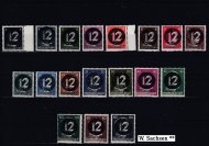 Inserat Briefmarken D Lokalausgaben mit Aufdruck