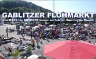 Inserat Purkersdorfer-Gablitzer Flohmarkt 31.10.