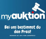 Inserat Laufend neue Auktionen auf www.myauktion.com