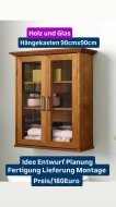 Inserat Hängende Schränke Holz und Glas 