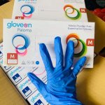 Inserat Blaue medizinische Einweg-Nitrilhandschu