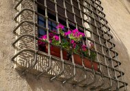 Inserat geschmiedete Fenstergitter Schlosserei .