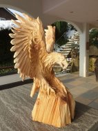 Inserat Adlerschnitzerei mit  Teelichthalter 