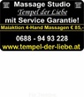 Inserat Tempel der Liebe