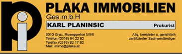 Inserat Plaka Immobilien GmbH